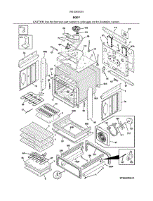 Body parts for Kenmore Range 790.42553315 (79042553315, 790 42553315) from AppliancePartsPros.com