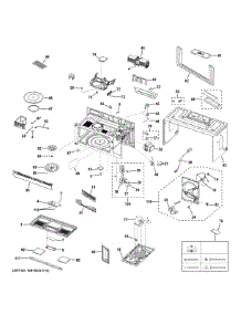 Oven Cavity Parts parts for Ge Microwave CVM521P2M1S1 from AppliancePartsPros.com