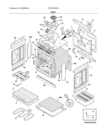 Body parts for Frigidaire Range FFED3026TSA from AppliancePartsPros.com