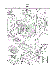 Body parts for Kenmore Range 790.92583513 (79092583513, 790 92583513) from AppliancePartsPros.com