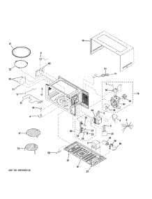 Oven Cavity Parts parts for Ge Microwave CEB515P3M1DS from AppliancePartsPros.com
