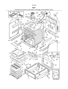 Body parts for Kenmore Range 790.72583516 (79072583516, 790 72583516) from AppliancePartsPros.com