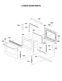 Lower Door Parts parts for Kenmore Range 721.76033610 (72176033610, 721 76033610) from AppliancePartsPros.com