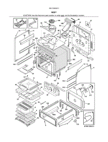 Body parts for Kenmore Range 790.72583511 (79072583511, 790 72583511) from AppliancePartsPros.com