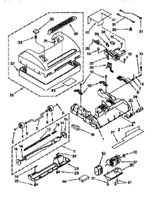 Nozzle And Motor parts for Kenmore Vacuum 116.3601290 (1163601290, 116 3601290) from AppliancePartsPros.com