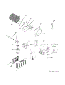 Machine Compartment parts for Ge Refrigerator ZIPS360NHCSS from AppliancePartsPros.com