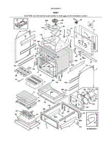 Body parts for Kenmore Range 790.92583511 (79092583511, 790 92583511) from AppliancePartsPros.com