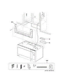 Installation Parts parts for Ge Microwave ZSA1201J3SS from AppliancePartsPros.com