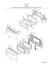Doors parts for Kenmore Range 790.75443412 (79075443412, 790 75443412) from AppliancePartsPros.com