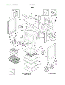 Body parts for Frigidaire Range LFIF3054TFA from AppliancePartsPros.com