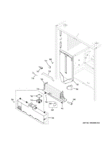 Fresh Food Section parts for Ge Refrigerator DFE28JSKGSS from AppliancePartsPros.com