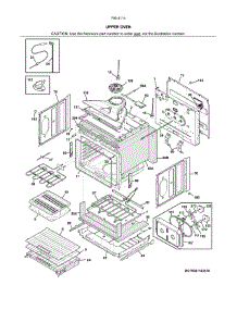 Upper Oven parts for Kenmore Wall Oven 790.41143514 (79041143514, 790 41143514) from AppliancePartsPros.com