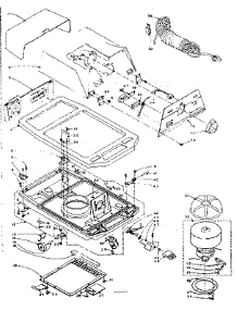 Unit Parts parts for Kenmore Vacuum 116.1675-1 (1161675-1, 116 1675-1) from AppliancePartsPros.com