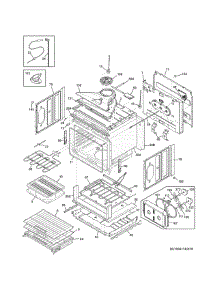 Upper Oven parts for Kenmore Wall Oven 790.41143511 (79041143511, 790 41143511) from AppliancePartsPros.com
