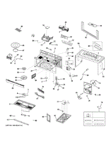 Oven Cavity Parts parts for Ge Microwave CVM9215SL1SS from AppliancePartsPros.com