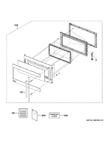Door Parts parts for Ge Microwave ZSA1201J1SS from AppliancePartsPros.com