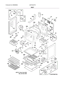 Body parts for Frigidaire Range LGEF3046TFA from AppliancePartsPros.com