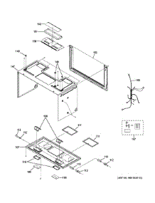 Interior Parts parts for Ge Microwave PVM9005SJ1SS from AppliancePartsPros.com