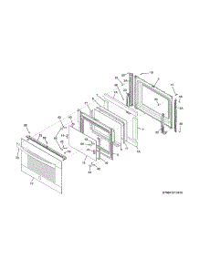 Door parts for Kenmore Range 790.41313410 (79041313410, 790 41313410) from AppliancePartsPros.com