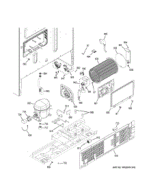 Machine Compartment parts for Ge Refrigerator GFE28GBLCTS from AppliancePartsPros.com