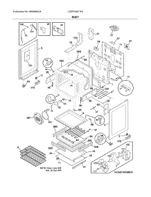 Body parts for Frigidaire Range CGEF3062TFA from AppliancePartsPros.com