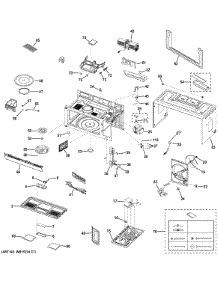 Oven Cavity Parts parts for Ge Microwave DVM7195EK1ES from AppliancePartsPros.com