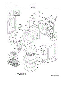 Body parts for Frigidaire Range FFEF3056TSA from AppliancePartsPros.com