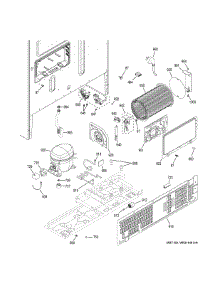 Machine Compartment parts for Ge Refrigerator PFE28KSKGSS from AppliancePartsPros.com