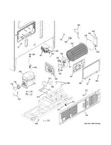 Machine Compartment parts for Ge Refrigerator GYE22HMKGES from AppliancePartsPros.com
