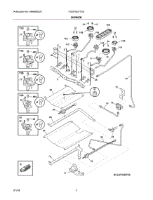 Burner parts for Frigidaire Range FGGF3047TDA from AppliancePartsPros.com