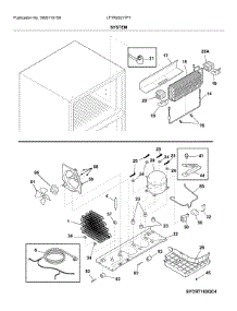 System parts for Frigidaire Refrigerator LFTR2021TF7 from AppliancePartsPros.com