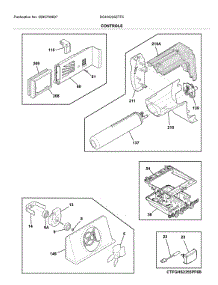 Control parts for Frigidaire Refrigerator DGHX2355TF5 from AppliancePartsPros.com