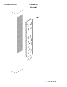 Control parts for Frigidaire Refrigerator FGHN2866PPAA from AppliancePartsPros.com