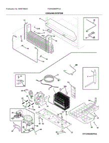 System parts for Frigidaire Refrigerator FGHN2866PPAA from AppliancePartsPros.com