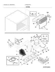 System parts for Frigidaire Refrigerator LFTR2021TF6 from AppliancePartsPros.com