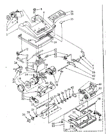 Nozzle And Motor Assembly parts for Kenmore Vacuum 116.31971 (11631971, 116 31971) from AppliancePartsPros.com