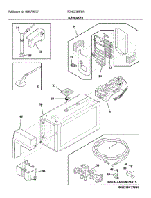 Ice Maker parts for Frigidaire Refrigerator FGHD2368TD5 from AppliancePartsPros.com