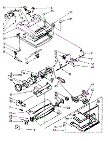 Nozzle And Motor Assembly parts for Kenmore Vacuum 116.38810 (11638810, 116 38810) from AppliancePartsPros.com