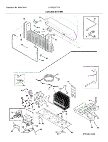 System parts for Frigidaire Refrigerator LFHD2251TF5 from AppliancePartsPros.com