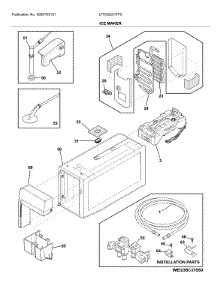 Ice Maker parts for Frigidaire Refrigerator LFHD2251TF5 from AppliancePartsPros.com