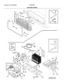 System parts for Frigidaire Refrigerator FGHB2868TE4 from AppliancePartsPros.com