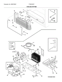 System parts for Frigidaire Refrigerator FFHD2250TD5 from AppliancePartsPros.com