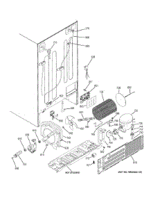 Machine Compartment parts for Ge Refrigerator GSE26HSECHSS from AppliancePartsPros.com