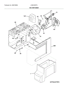 Container parts for Frigidaire Refrigerator LGHK2336TF4 from AppliancePartsPros.com