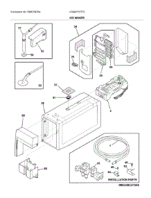 Ice Maker parts for Frigidaire Refrigerator LFHB2751TF5 from AppliancePartsPros.com