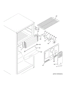 Freezer Section parts for Ge Refrigerator GIE18GCHLRSA from AppliancePartsPros.com
