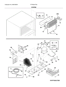 System parts for Frigidaire Refrigerator FFTR2021TD2 from AppliancePartsPros.com
