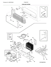System parts for Frigidaire Refrigerator FFHB2750TP5 from AppliancePartsPros.com