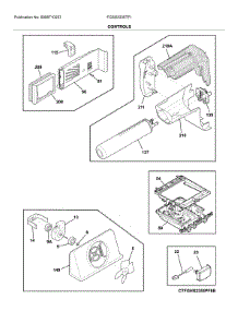 Controls parts for Frigidaire Refrigerator FGSS2335TF1 from AppliancePartsPros.com