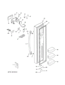 Freezer Door parts for Ge Refrigerator PSS28KSHGCSS from AppliancePartsPros.com